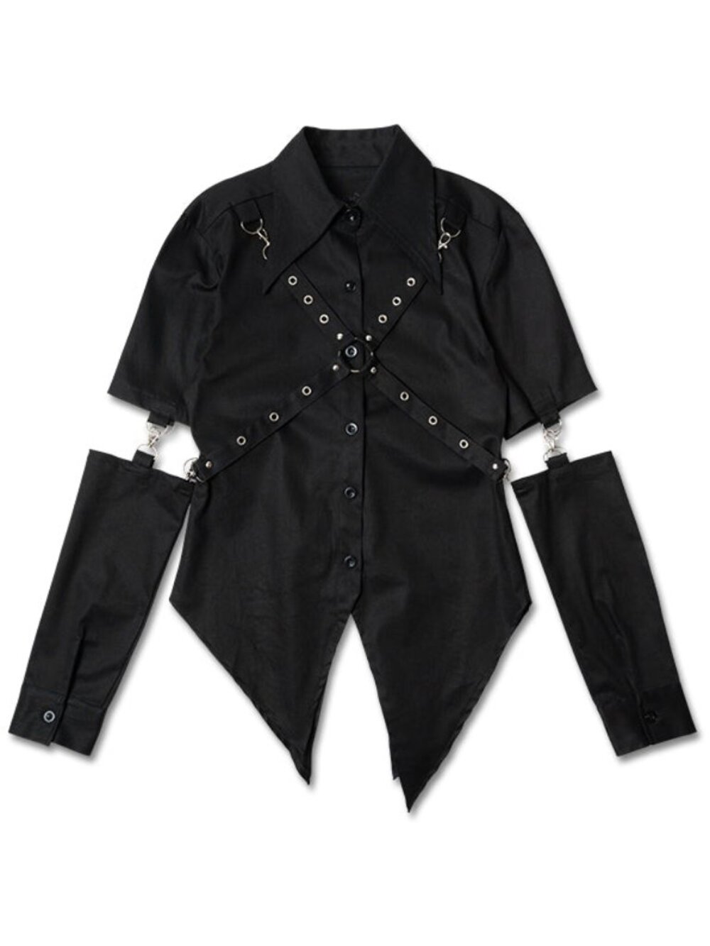 NEW ACDC RAG Dark Abyss Black Harness Shirt